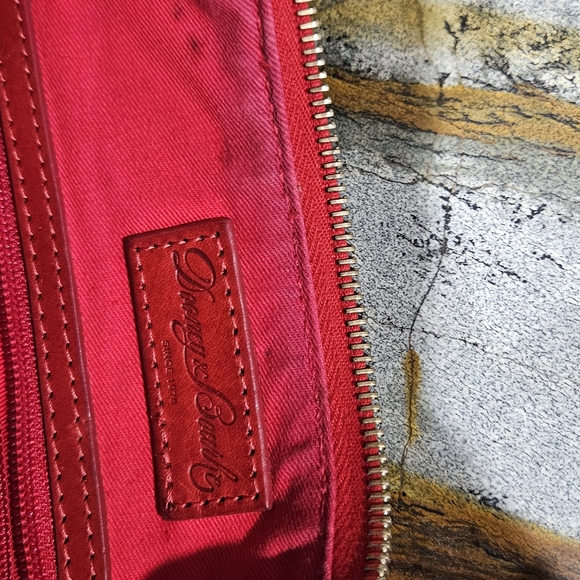 Dooney & Bourke Red Leather Shoulder Bag - Picture 13 of 13